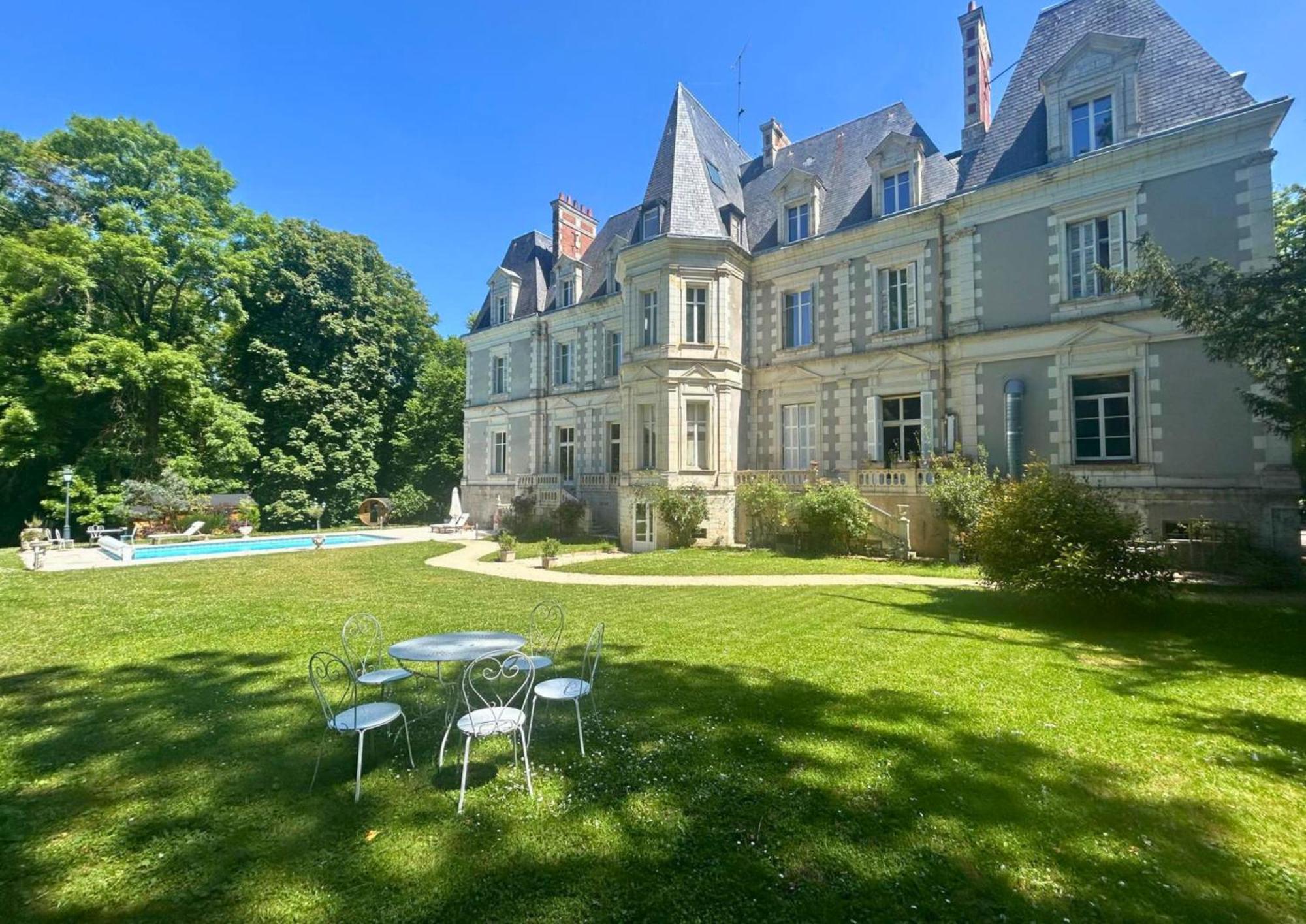 Chateau De Saint-Bohaire Exterior foto
