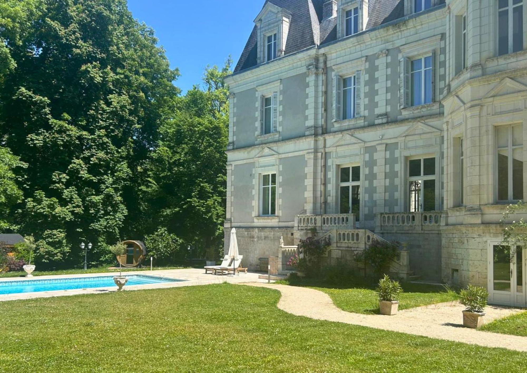 Chateau De Saint-Bohaire Exterior foto